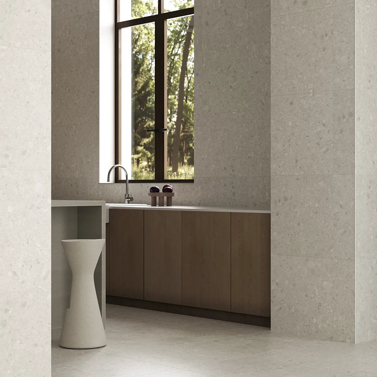 Klinker Flodsten Snow 60x60