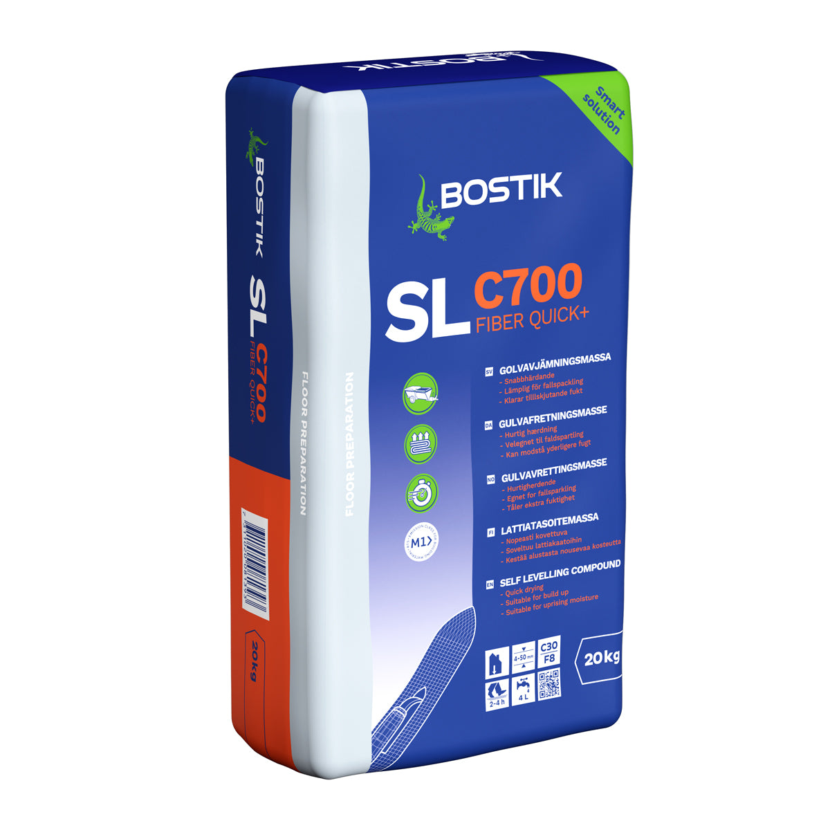 Flydespartel Bostik SL C700 Fiber Quick+ 20kg