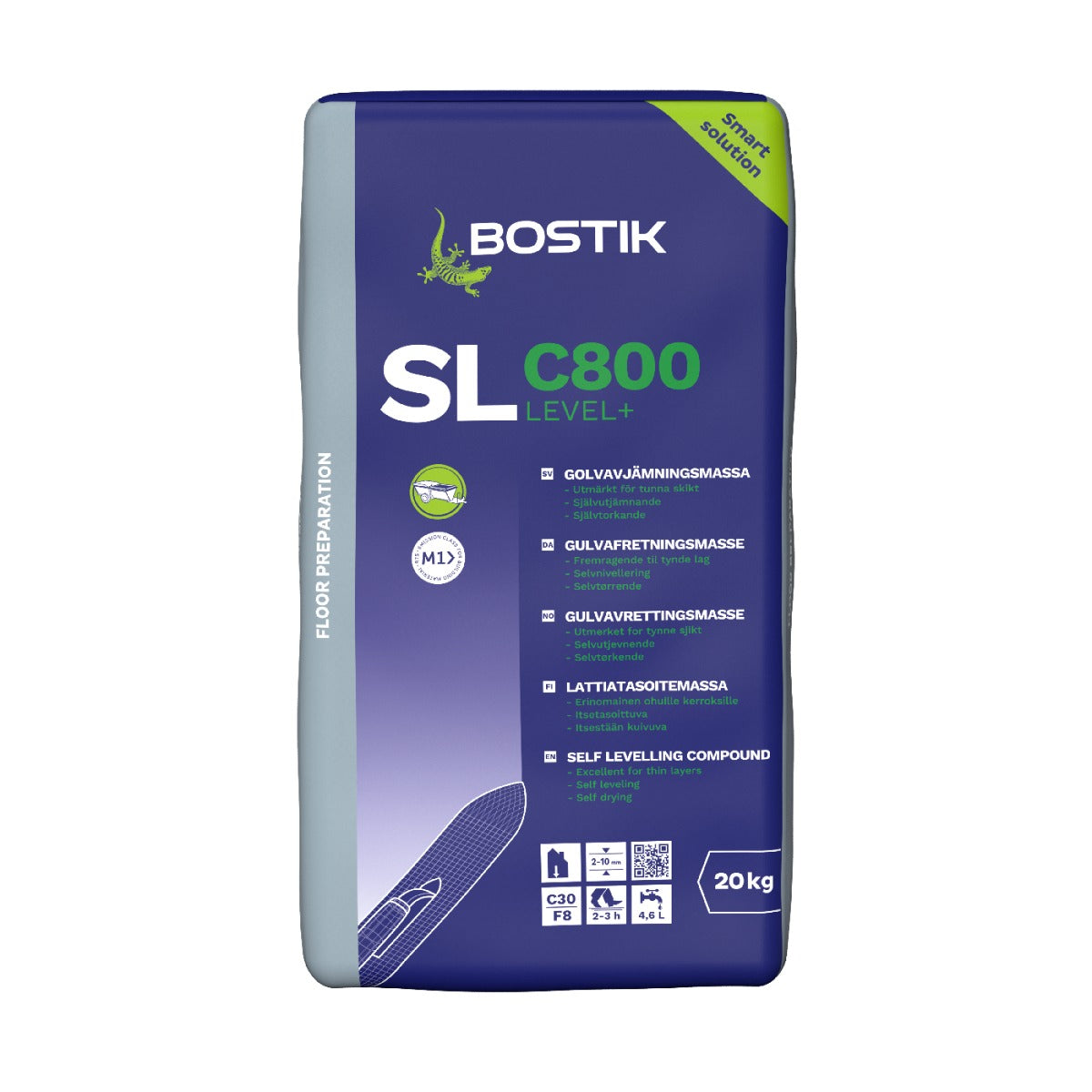 Flydespartel Bostik SL C800 Level+ 20 kg