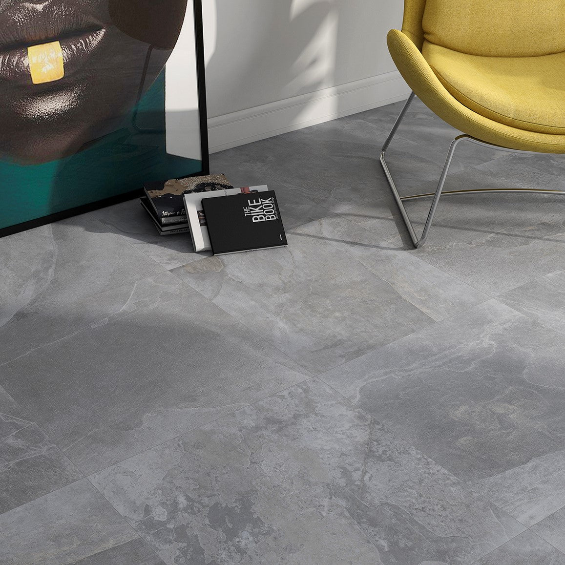 Klinker Makai Gris Marmor Mat 60x60