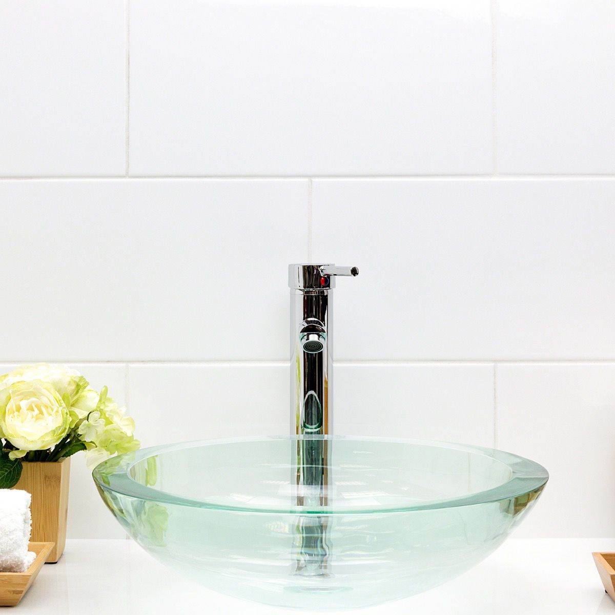 Vægflise Hvid Blank 20x40