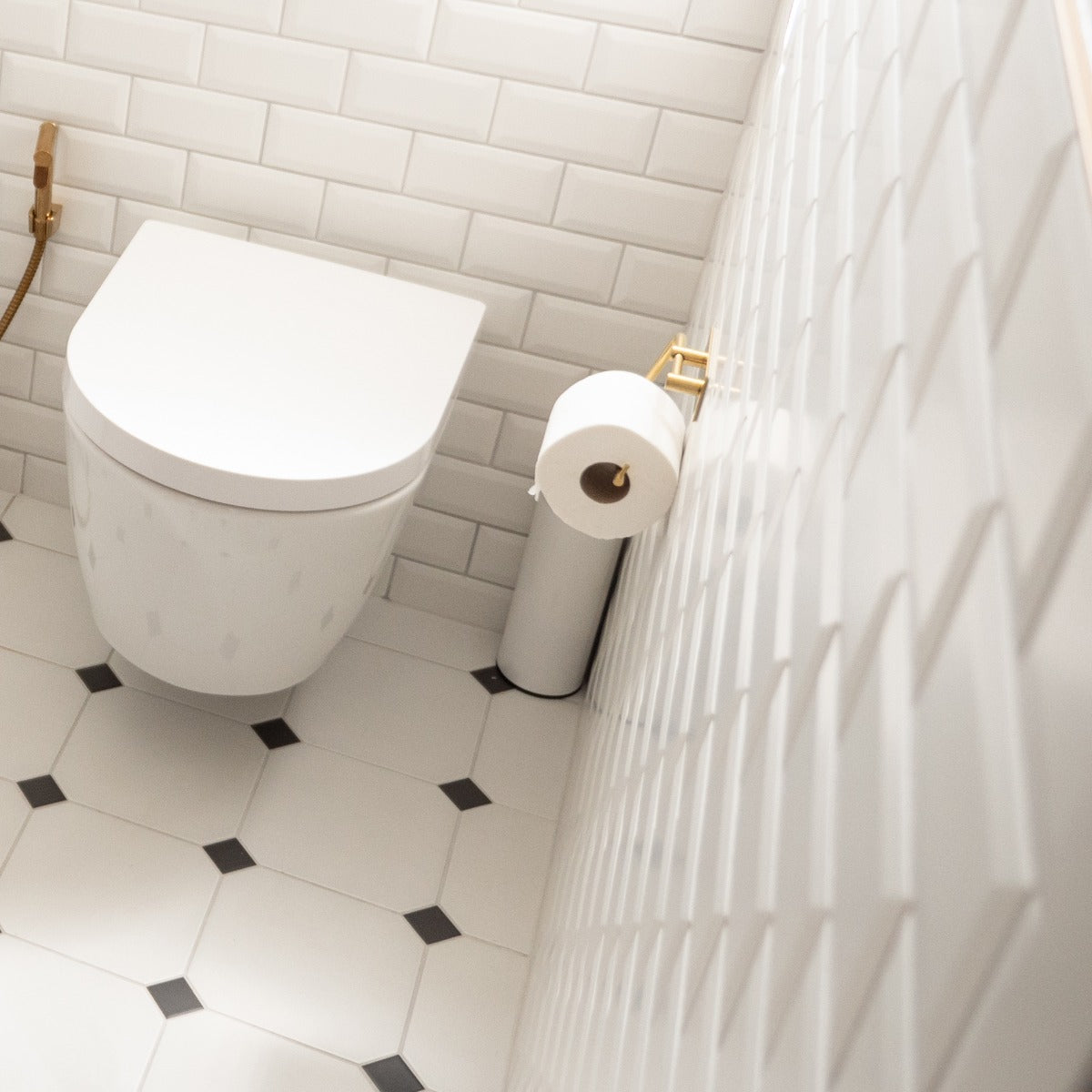 Vægflise Metro Hvid Blank 10x20