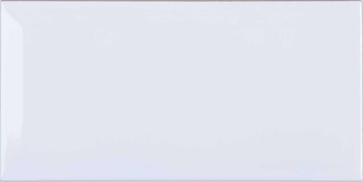 Vægflise Metro Hvid Blank 7,5x15