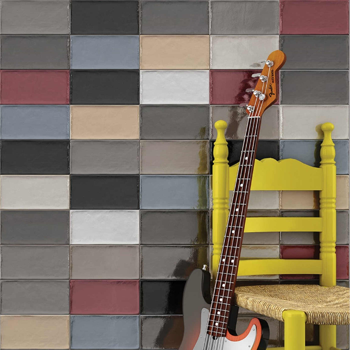 Vægflise Etnia Hvid 10x20