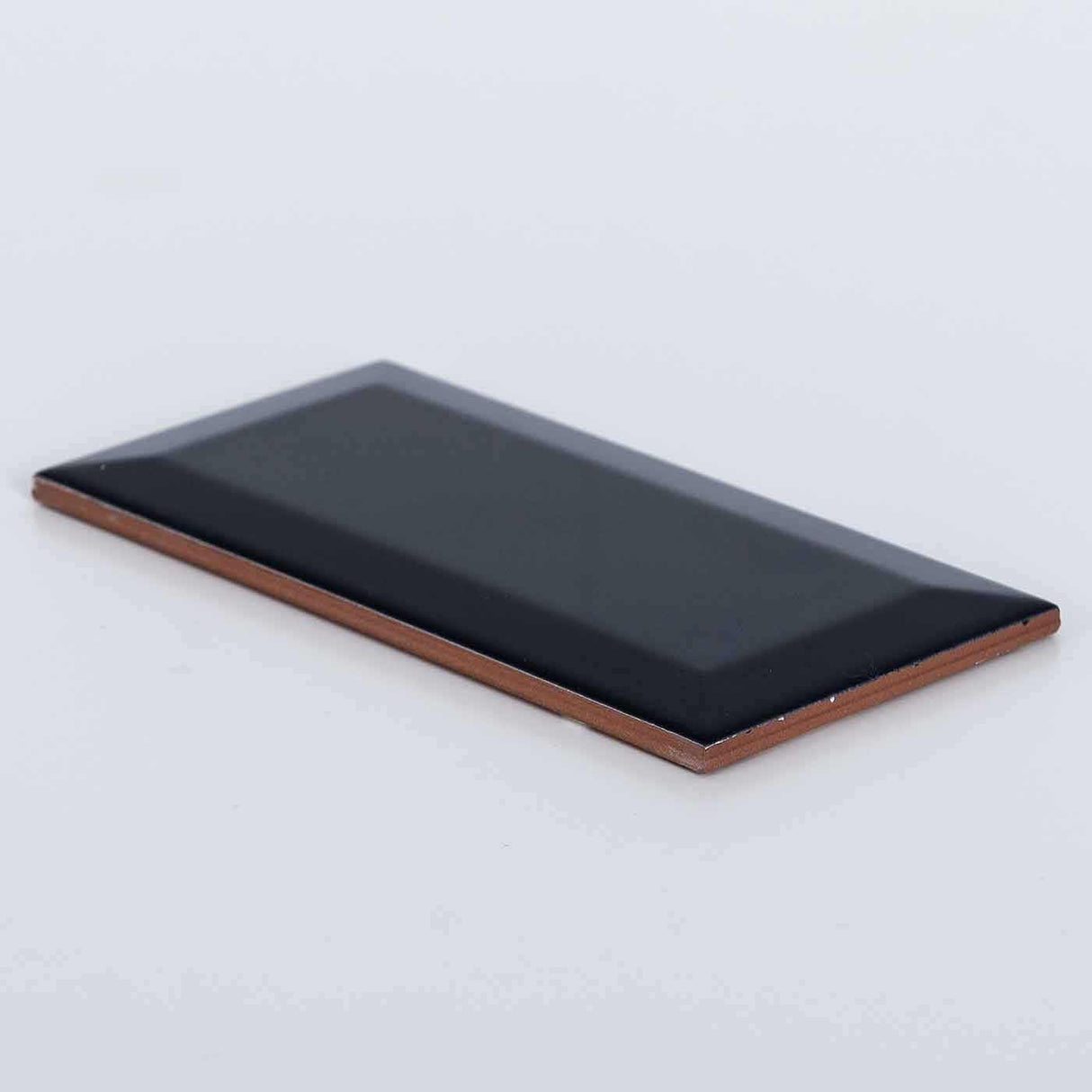 Vægflise Metro Sort Blank 7,5x15