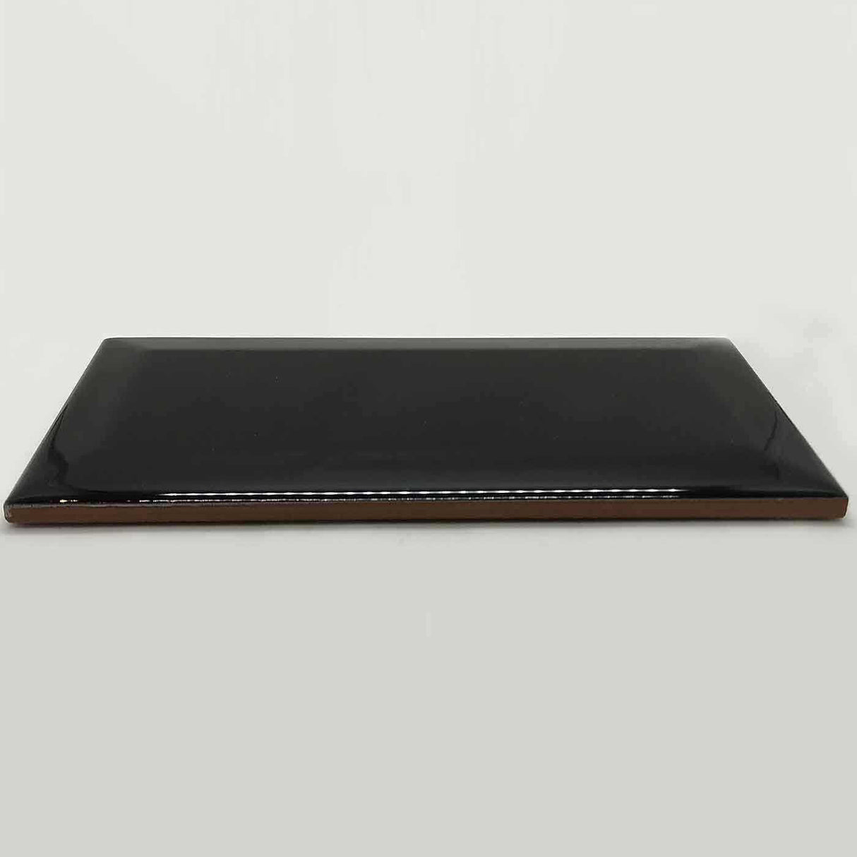 Vægflise Metro Sort Blank 7,5x15