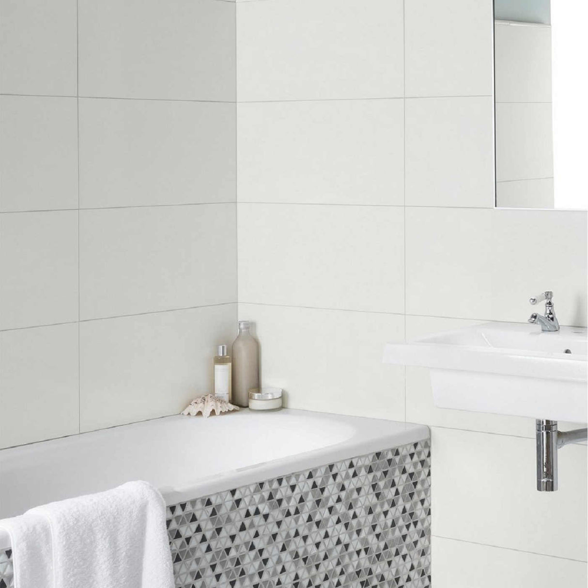 Vægflise Hvid Mat 30x60