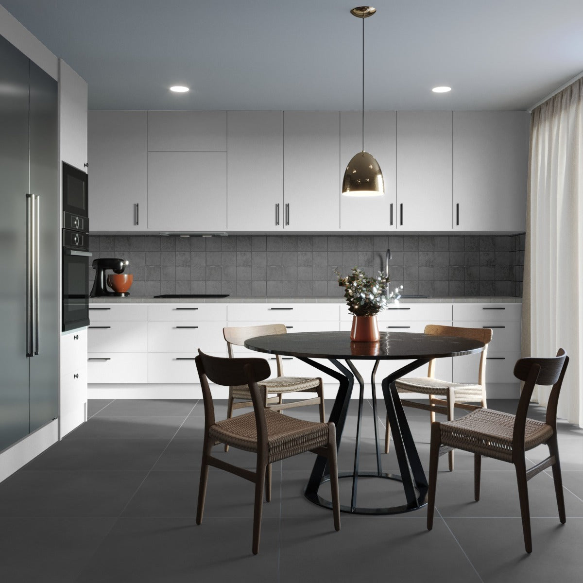 Klinker Luna Middle Grey 10x10