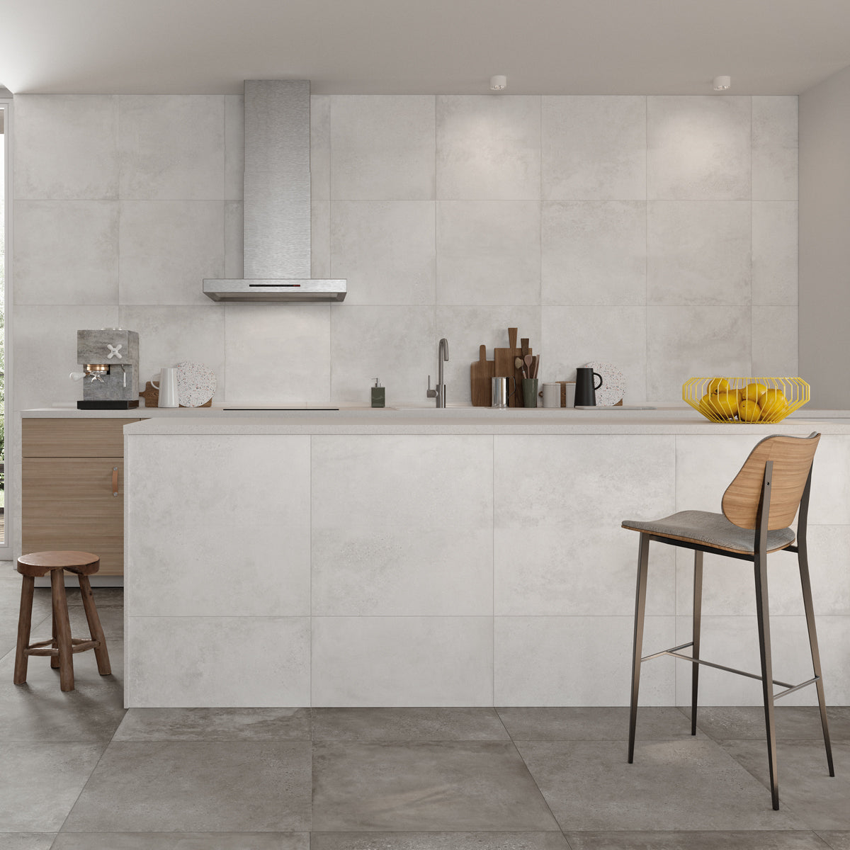 Klinker Amstel Blanco Matt 100x100