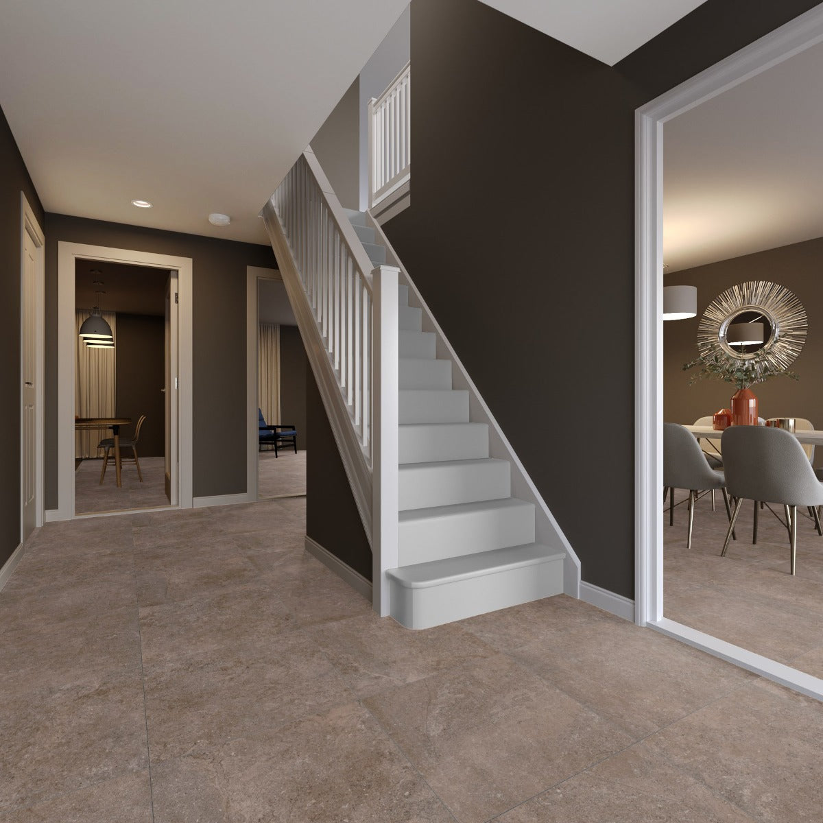 Klinker Belfast Noce Mat 60x60