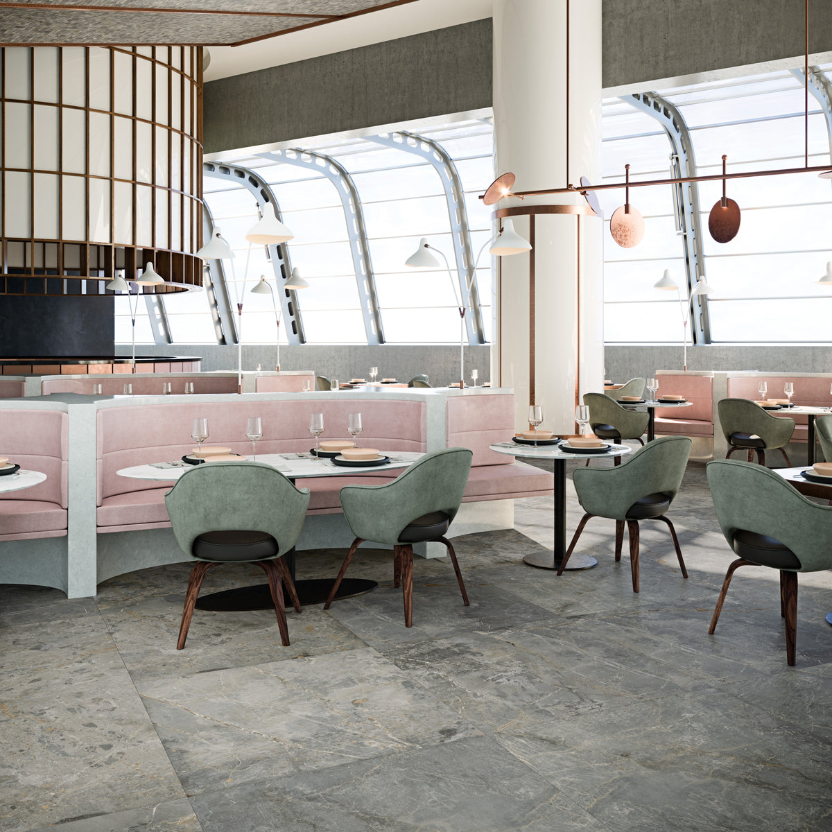 Klinker Dstone Marmor Ash Mat 60x60