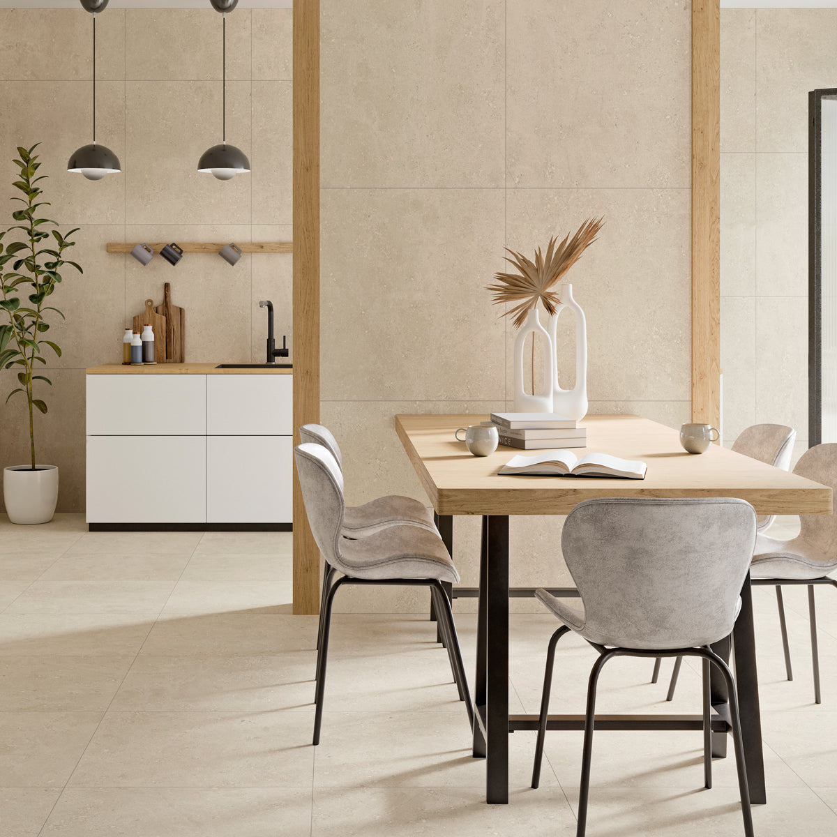 Klinker Flax Cream Matt 60x60