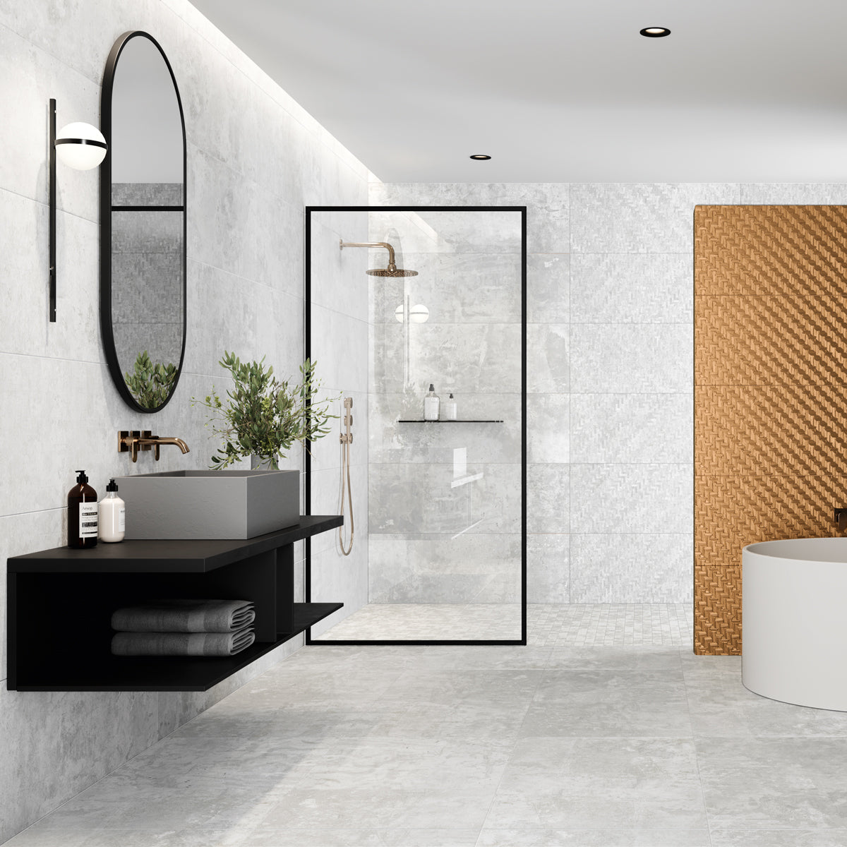 Klinker Harlem White Matt 100x100