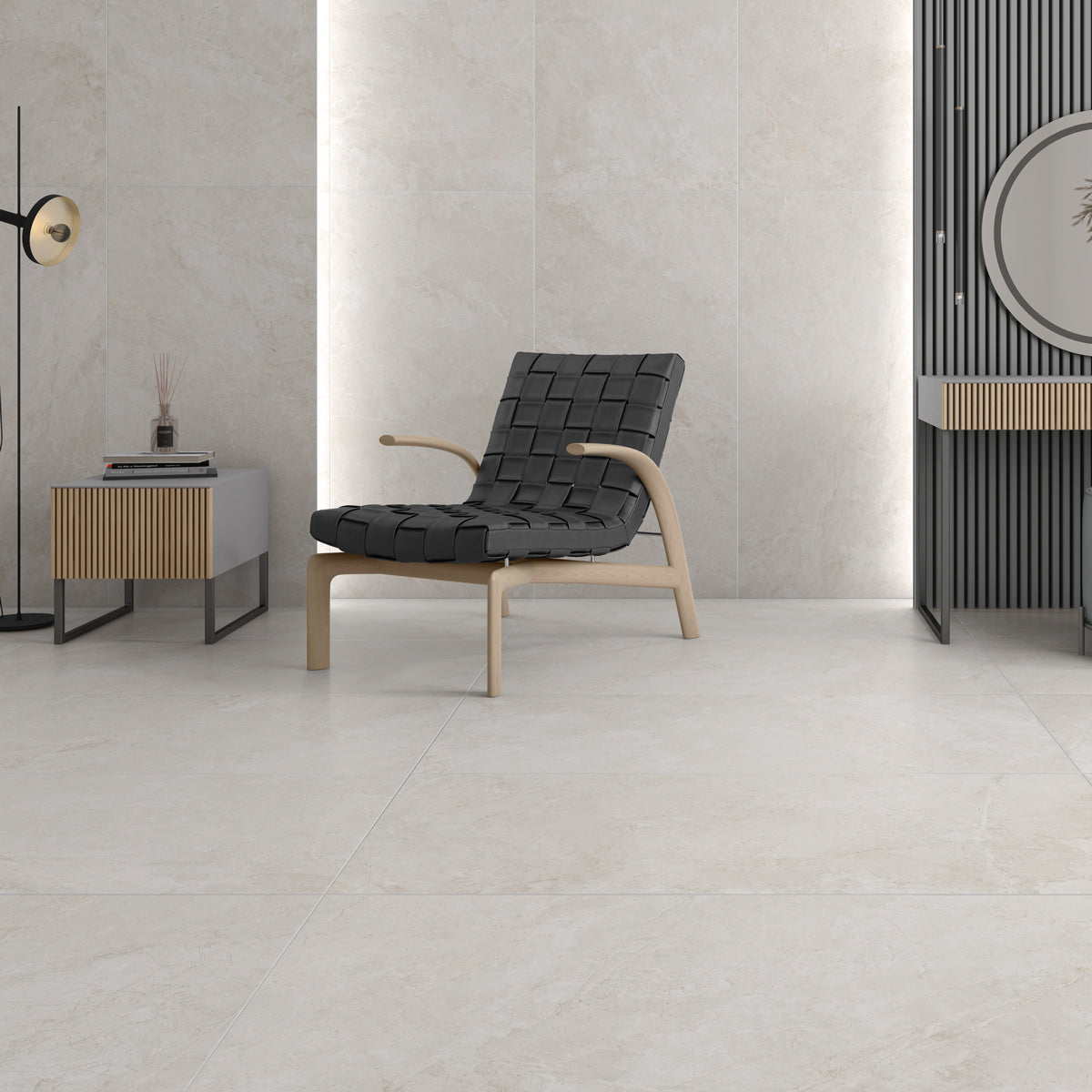 Klinker Marais Bone Marmor Mat 60x60