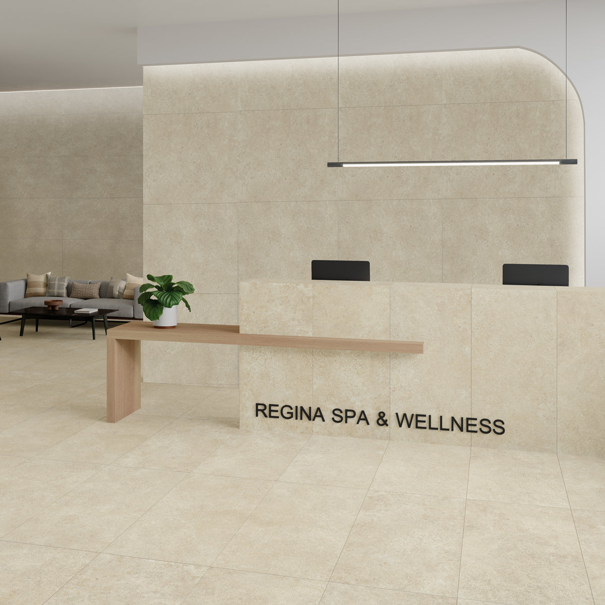 Klinker Regina Kalksten Cream Matt 75x75