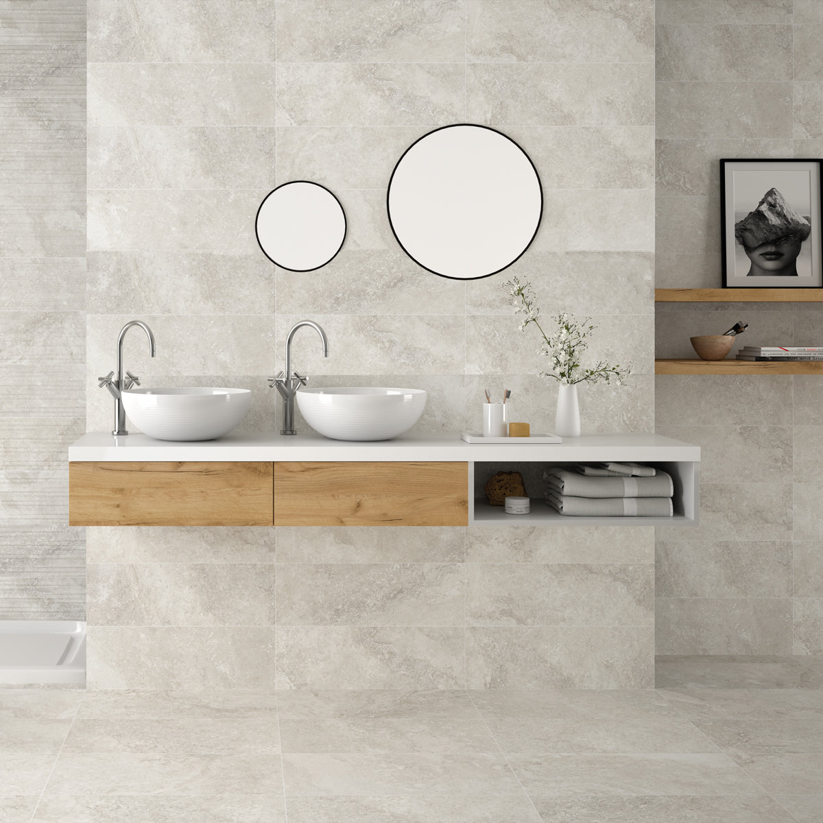 Klinker Rockstone Marmor Pearl Matt 100x100