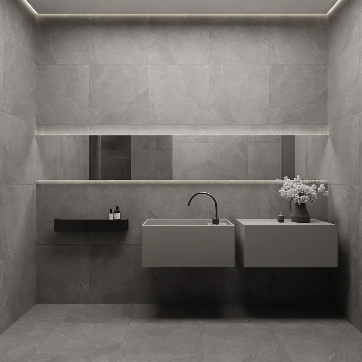 Prøve Klinker Storm Grey 60x60