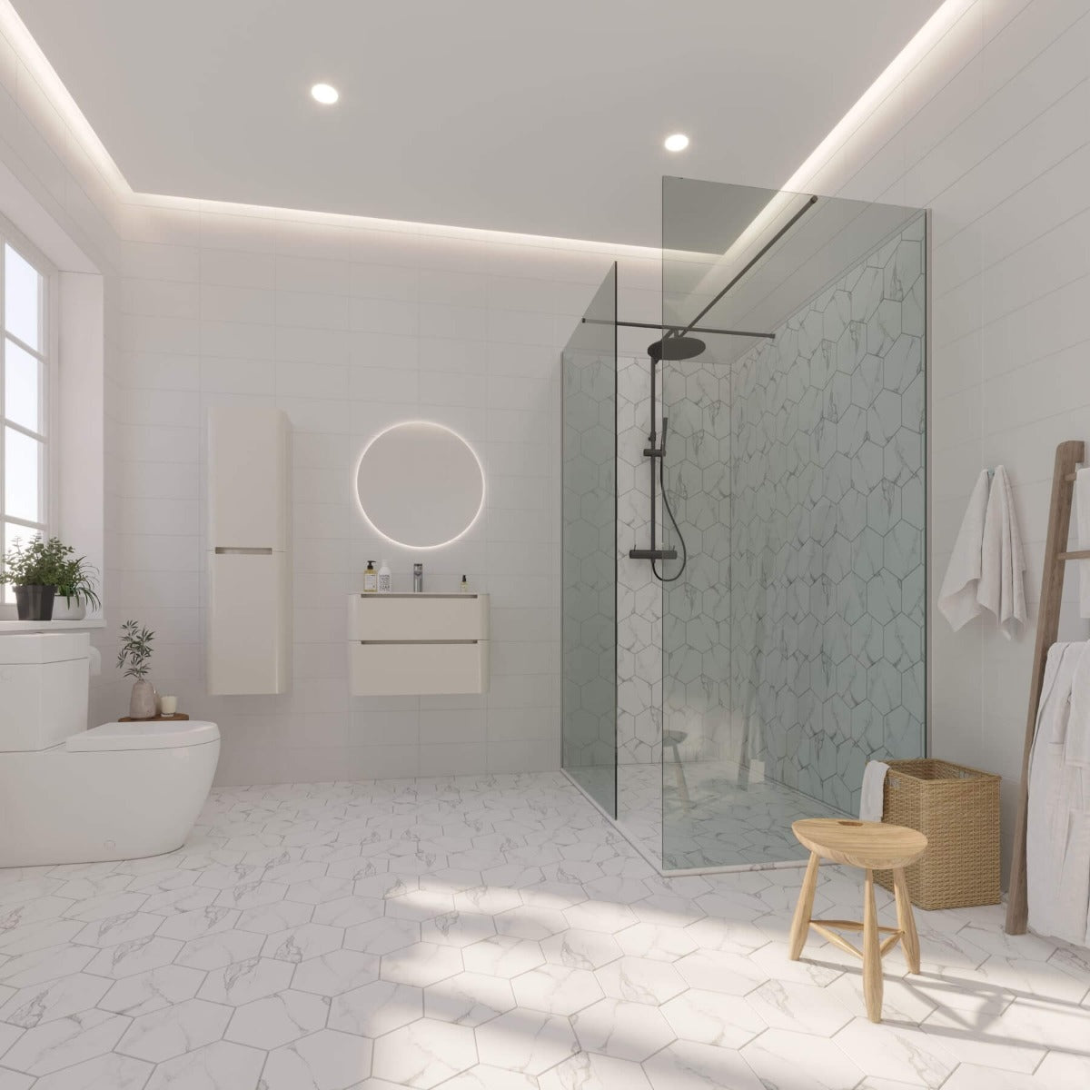 Klinker Hexagon Dortmund Marmor 22,5x25,9