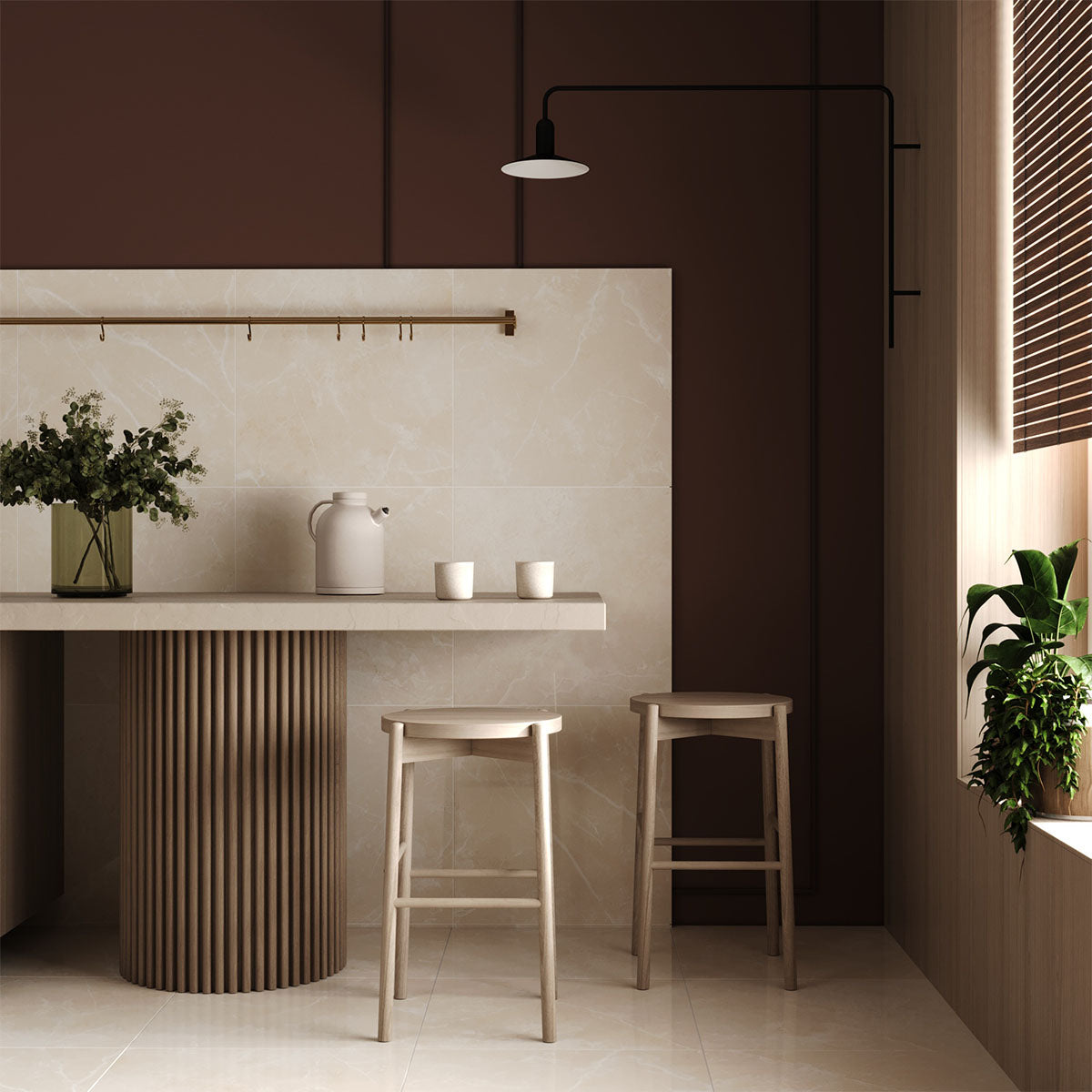 Klinker Pulpis Pearl Marmor Blank 60x60