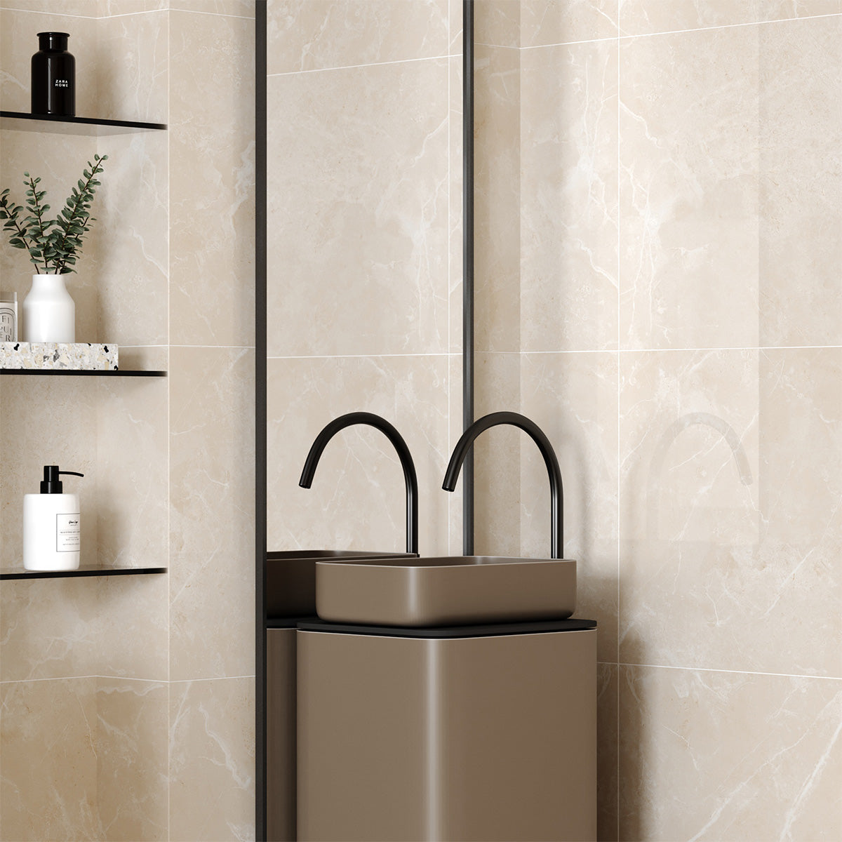 Klinker Pulpis Pearl Marmor Blank 60x60