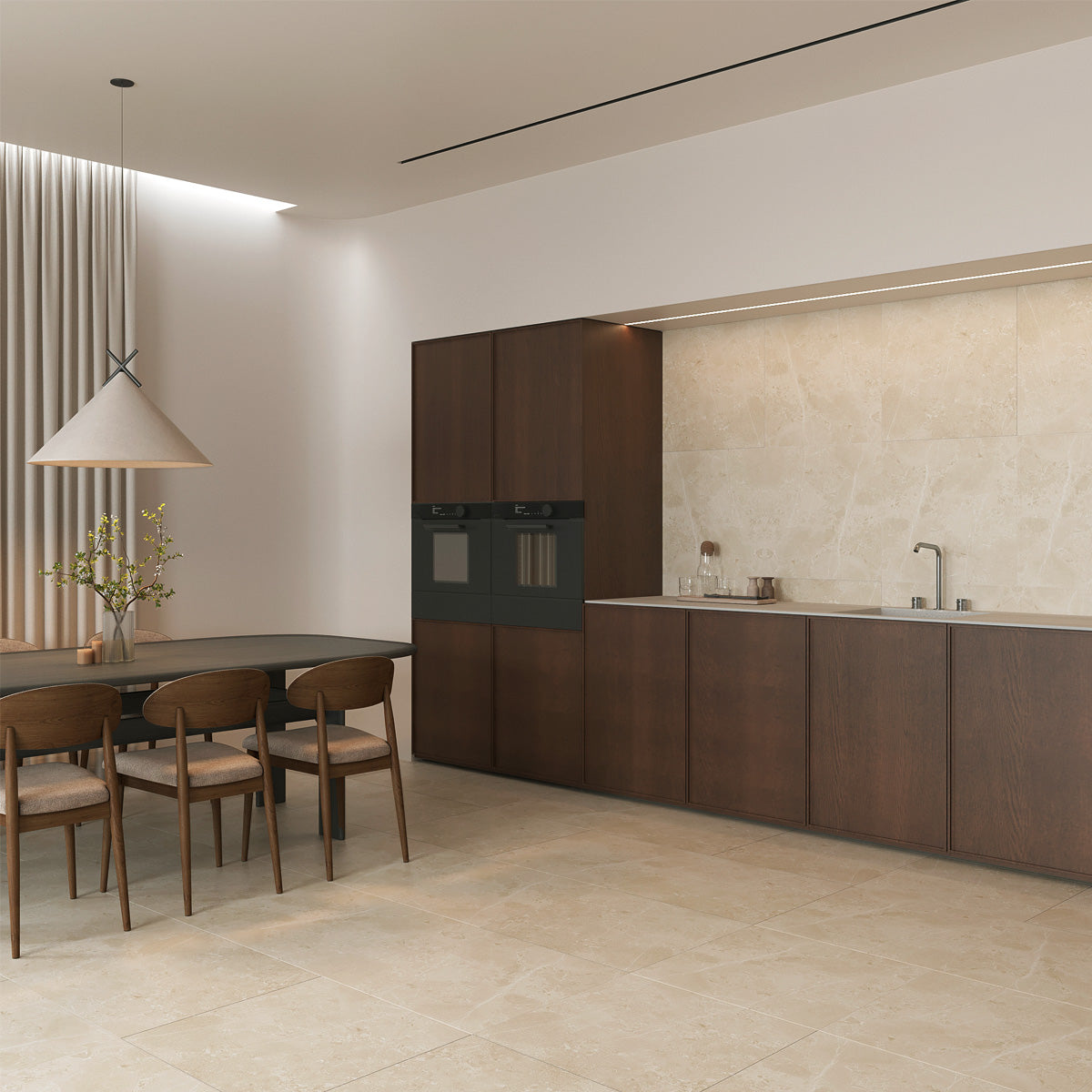 Klinker Pulse Cream Marmor Mat 60x60