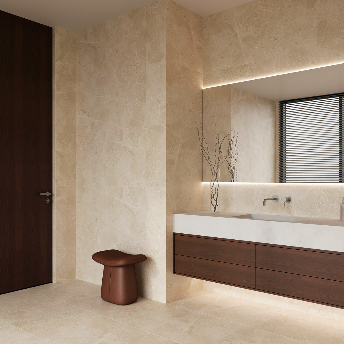 Klinker Pulse Cream Marmor Mat 60x60