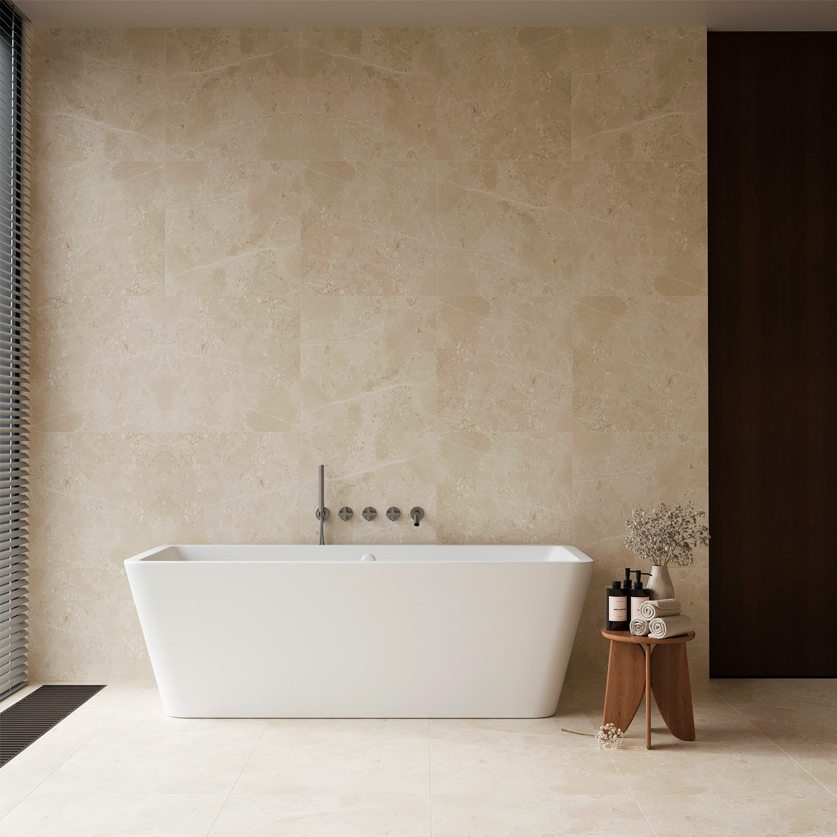 Klinker Pulse Cream Marmor Mat 60x60