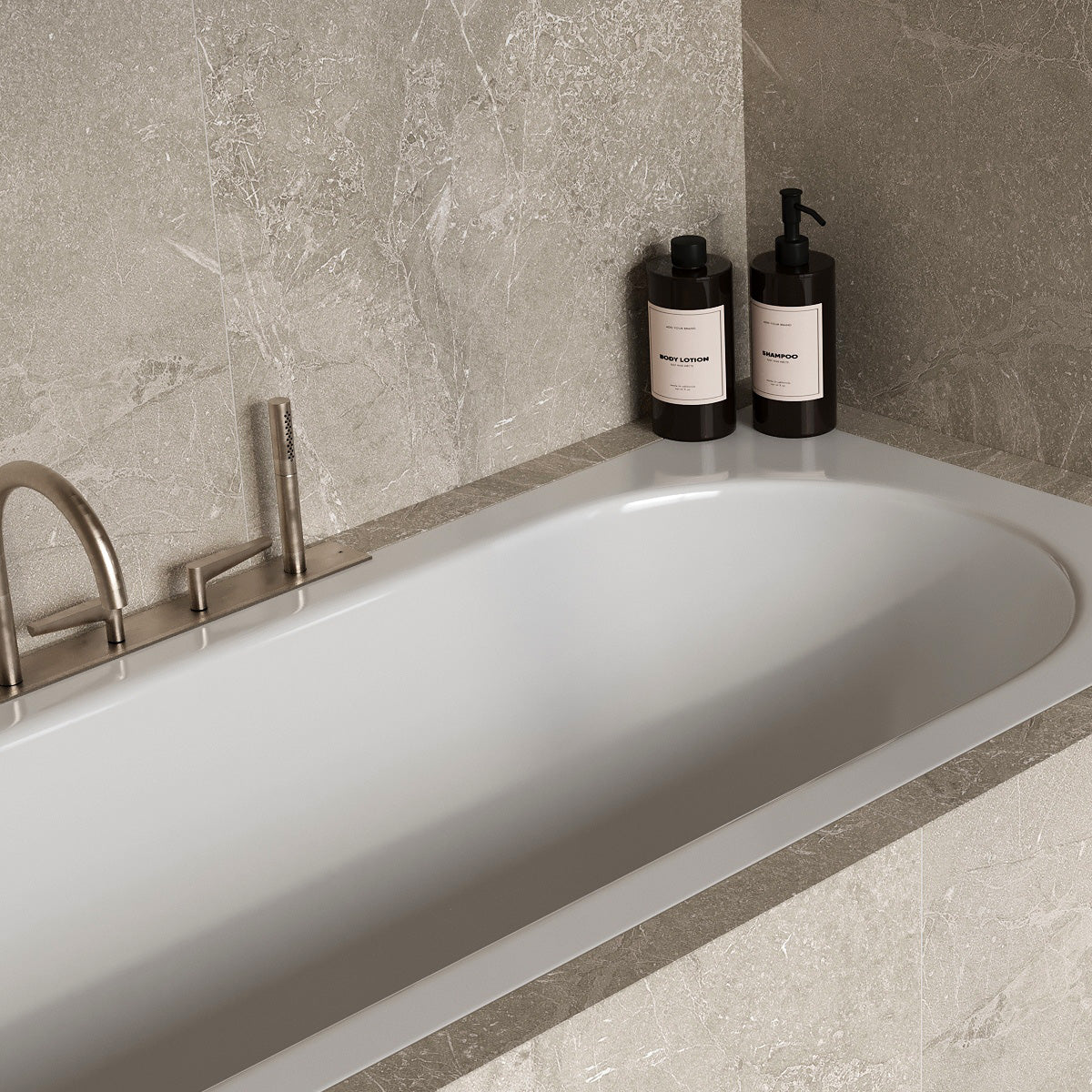 Klinker Pulse Taupe Marmor Mat 60x60