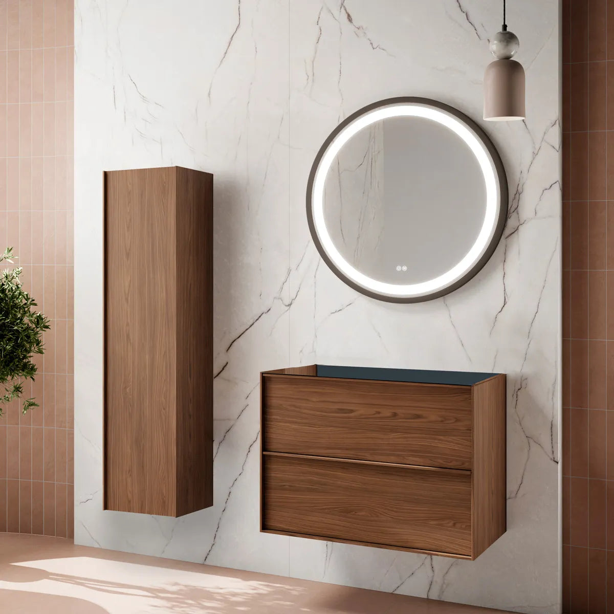 Kommode 80 cm Tenfors Nordlig Valnød