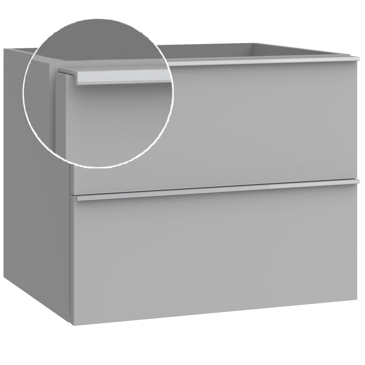 Kommode & Håndvask 60 cm Tenfors Harmoni Grå Mat