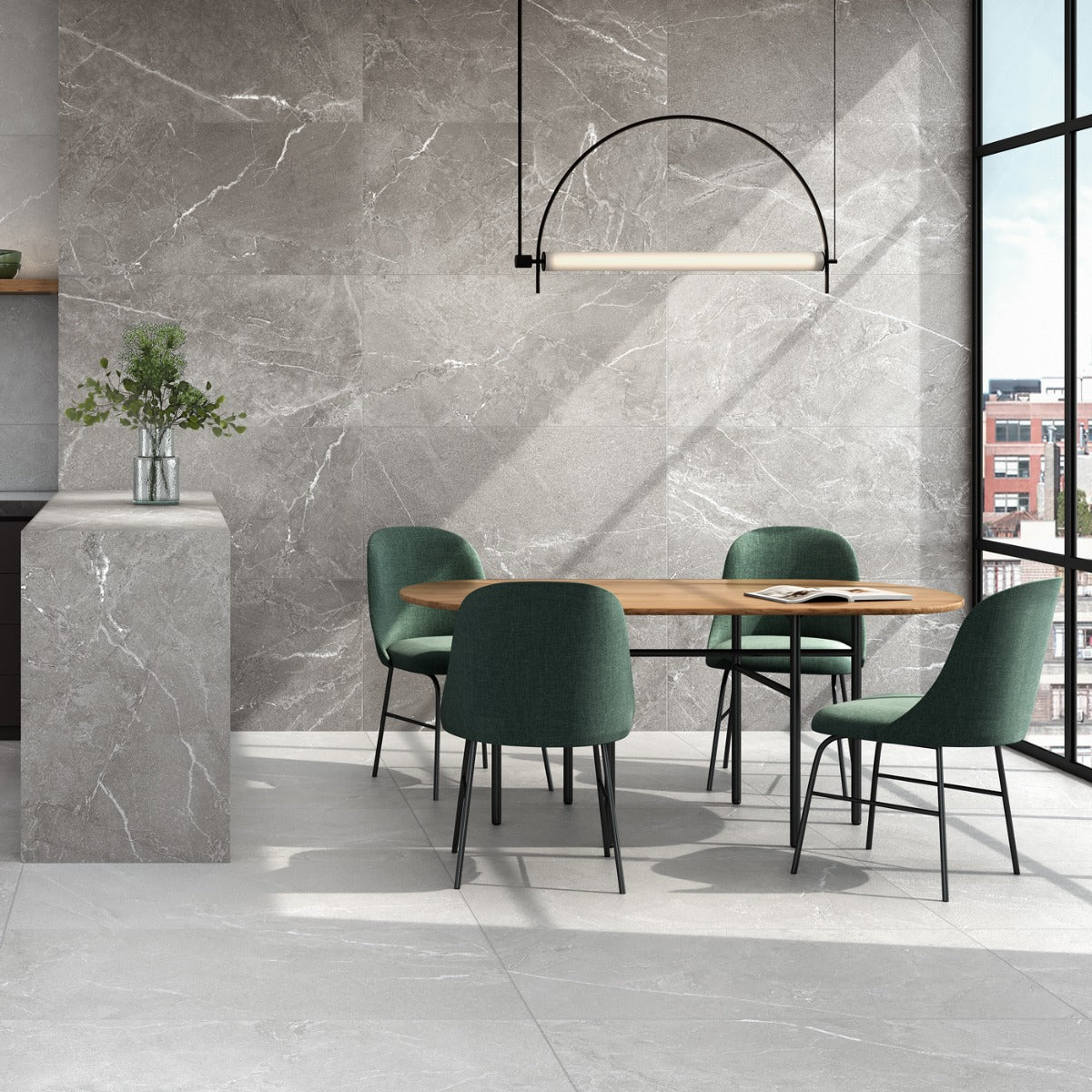 Klinker Malek Grey Marmor Mat 60x120