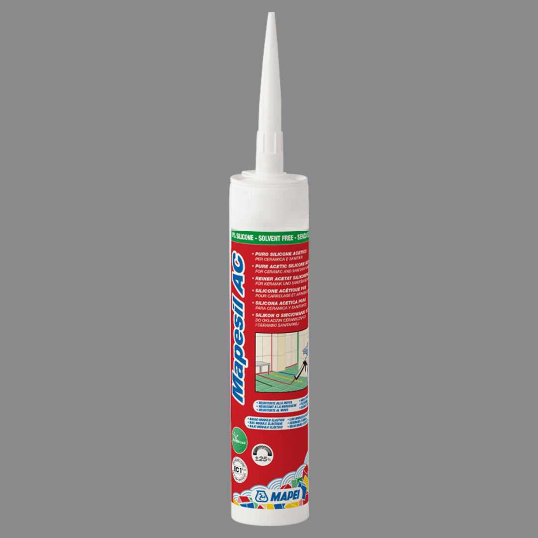 Mapesil AC Silikonfogmassa 125 Castle Grey