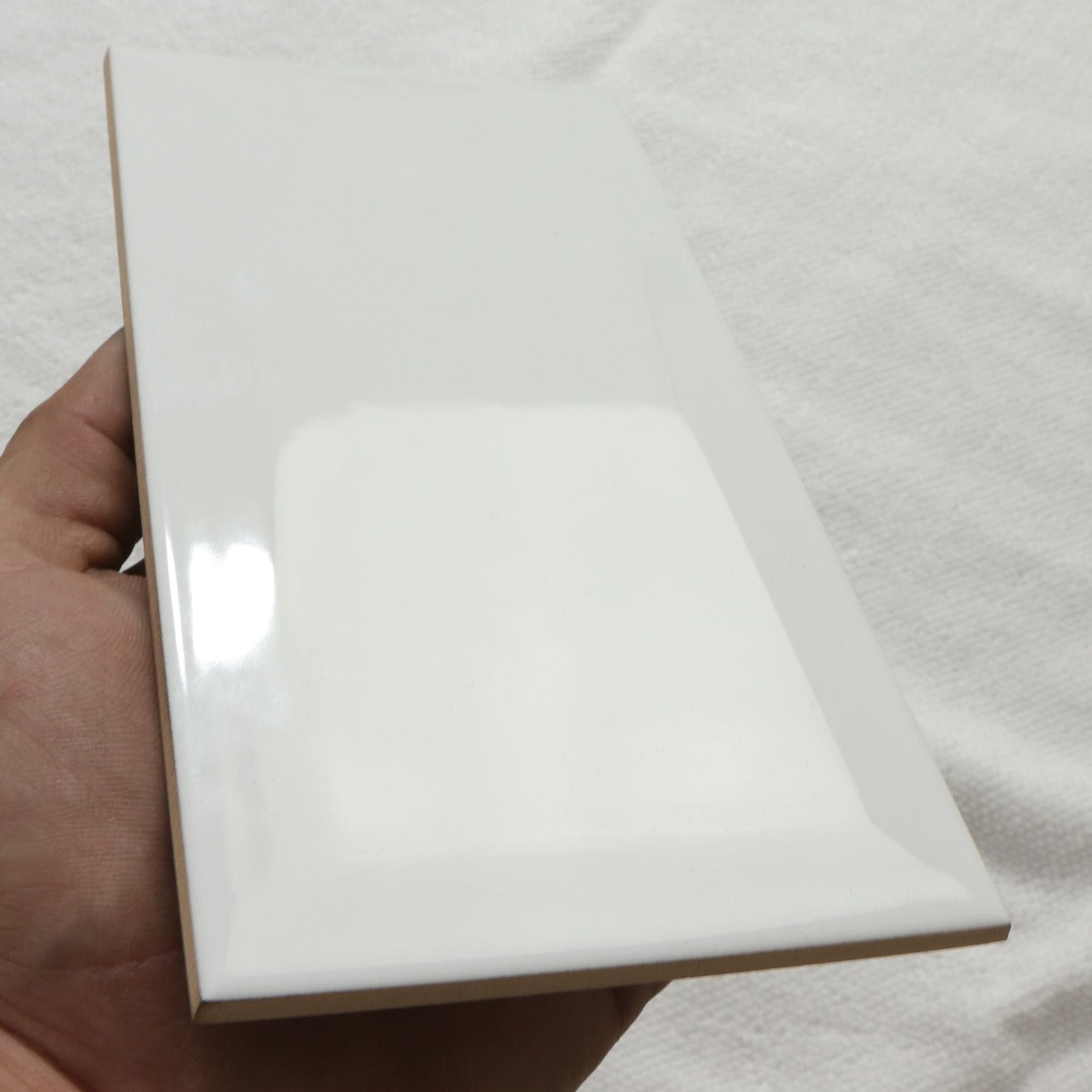 Vægflise Metro Hvid Blank 10x20