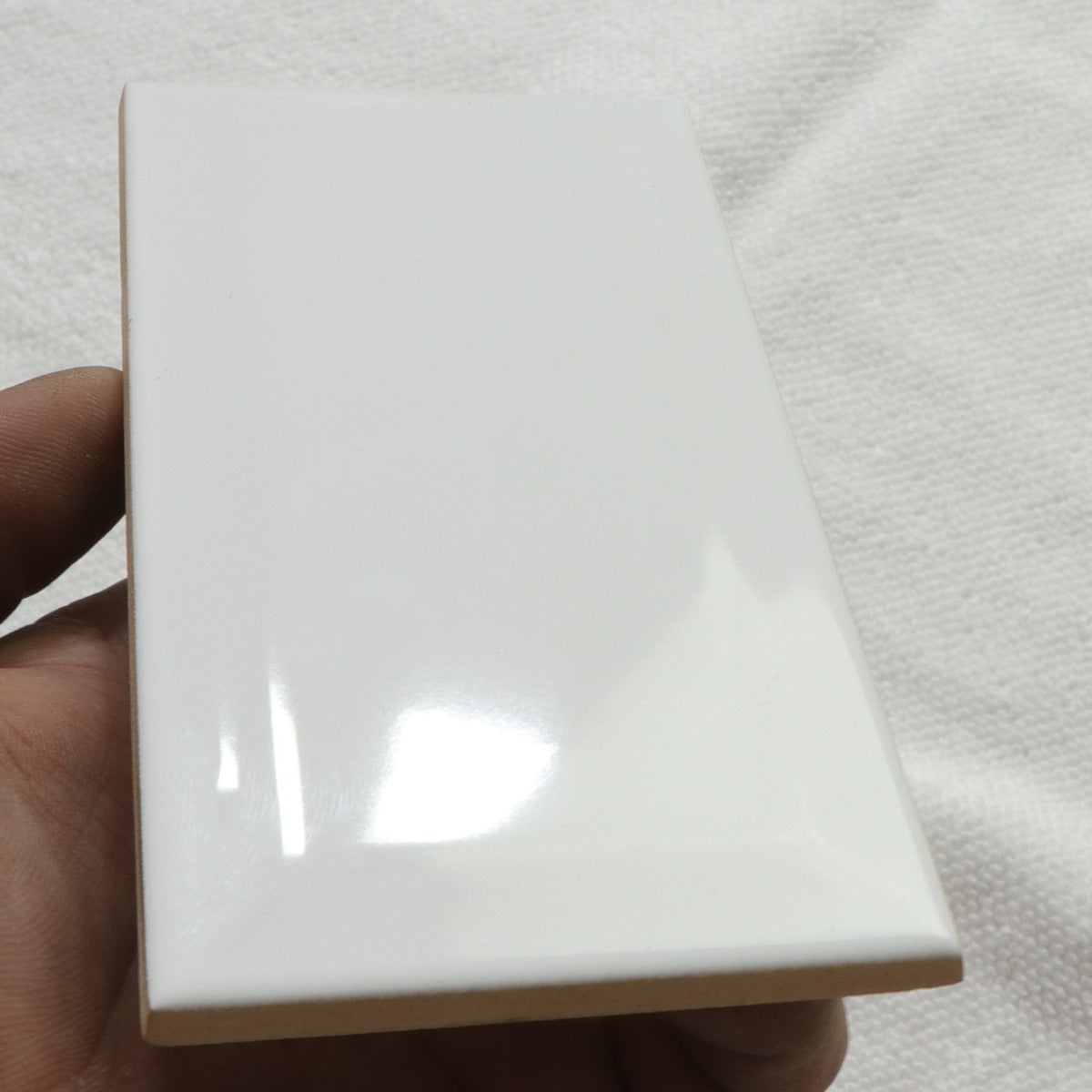 Vægflise Metro Hvid Blank 7,5x15