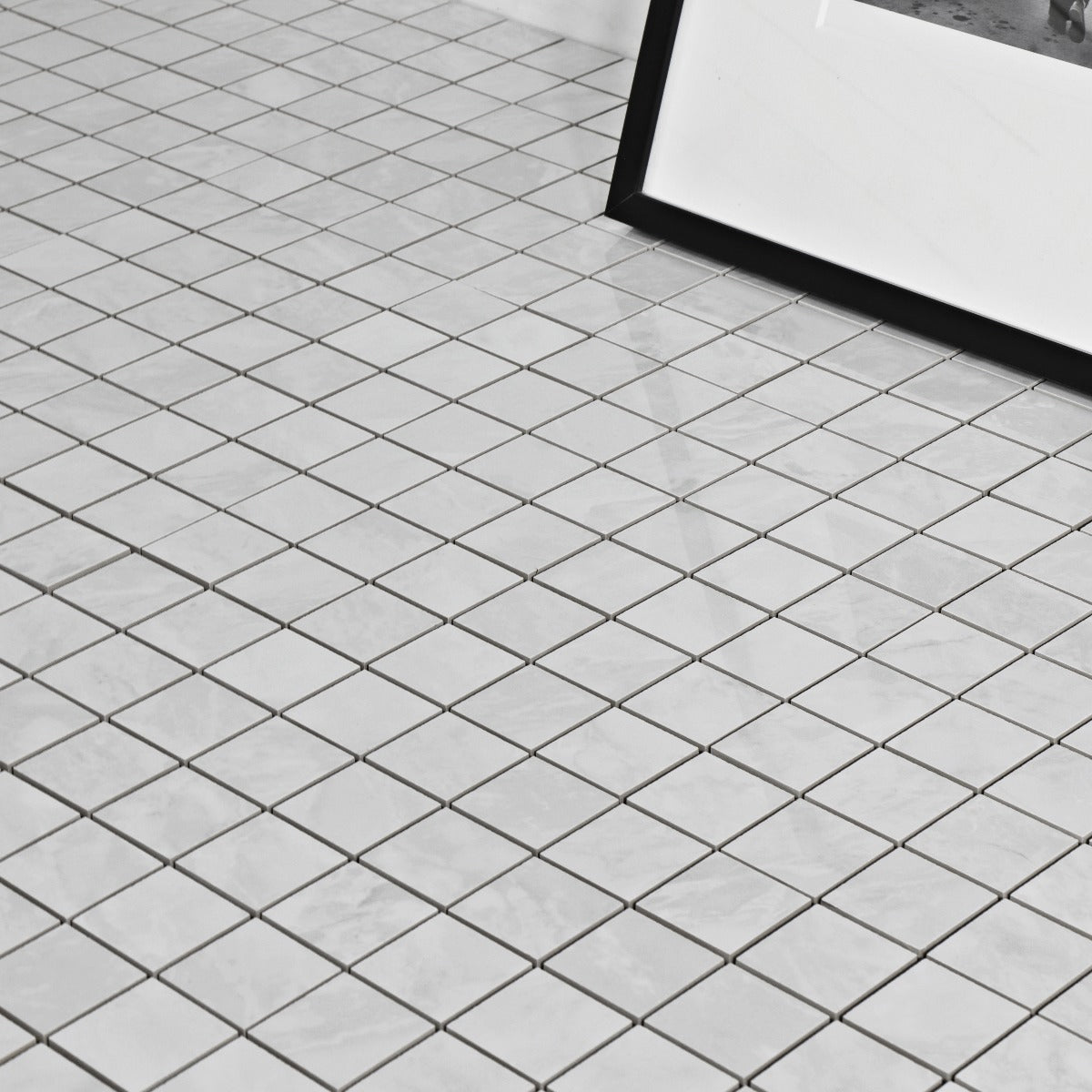 Mosaik Silke Blanco Marmor Blank