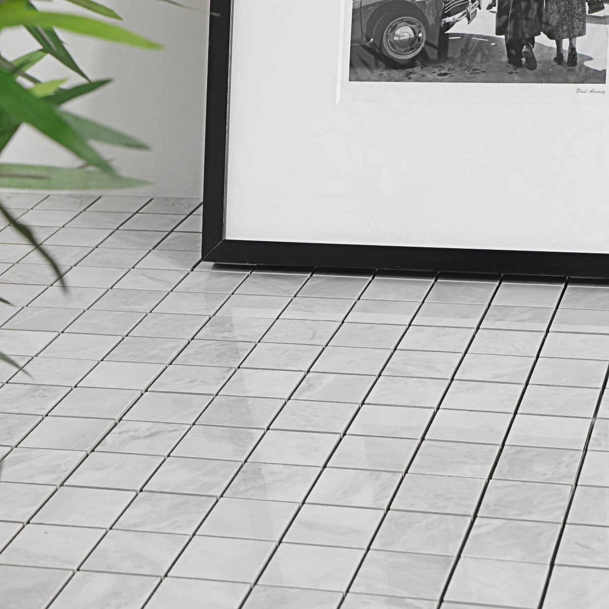 Mosaik Silke Gris Marmor Blank