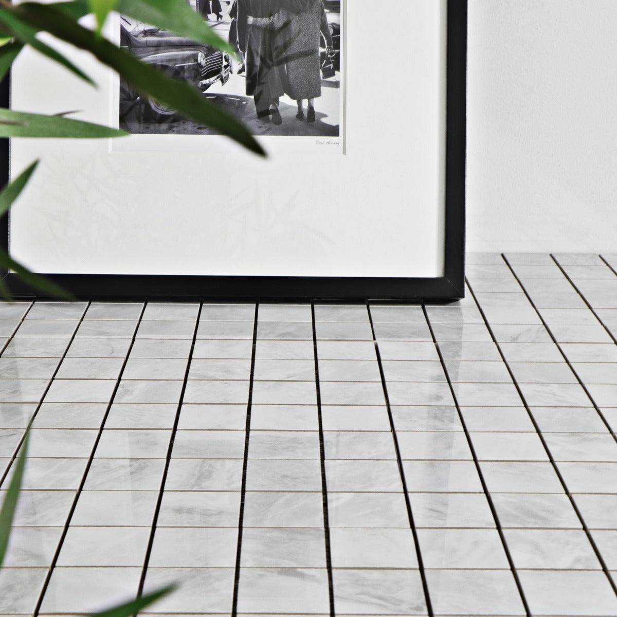 Mosaik Silke Gris Marmor Blank