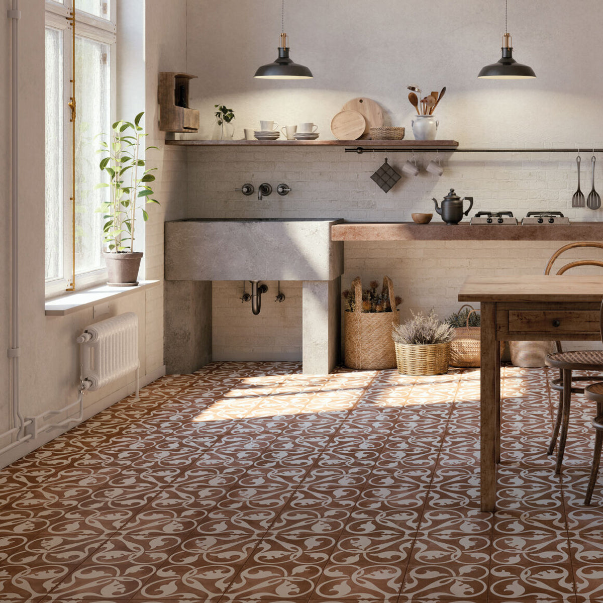 Klinker FS Nouveau Ruby 45x45