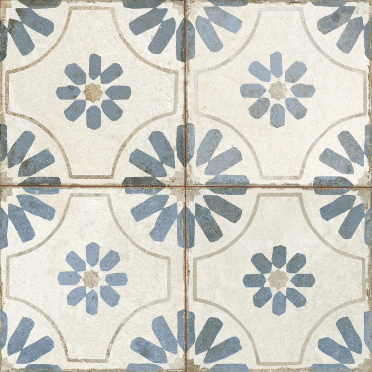 Klinker FS Blume Blue 45x45