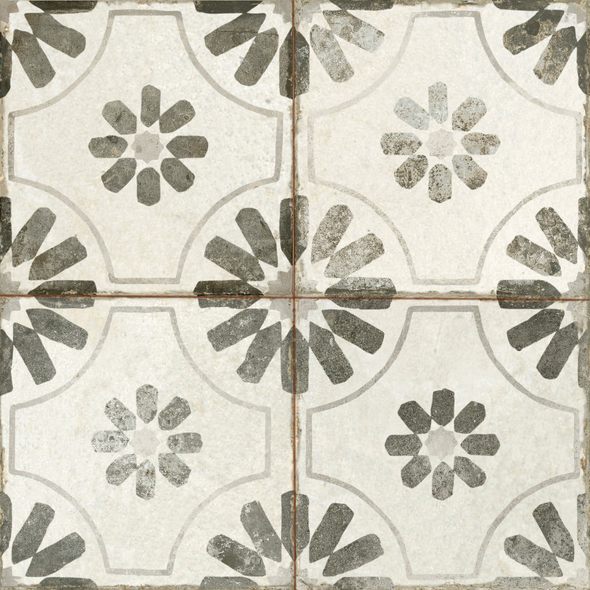 Klinker FS Blume Black 45x45