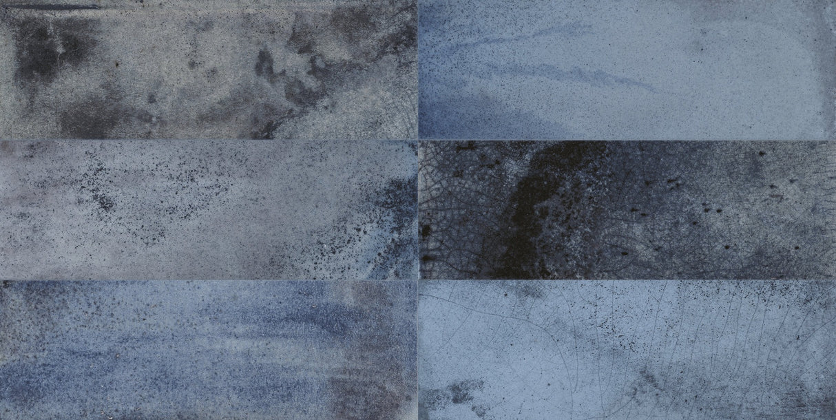 Vægflise FS Raku Blue 20x40