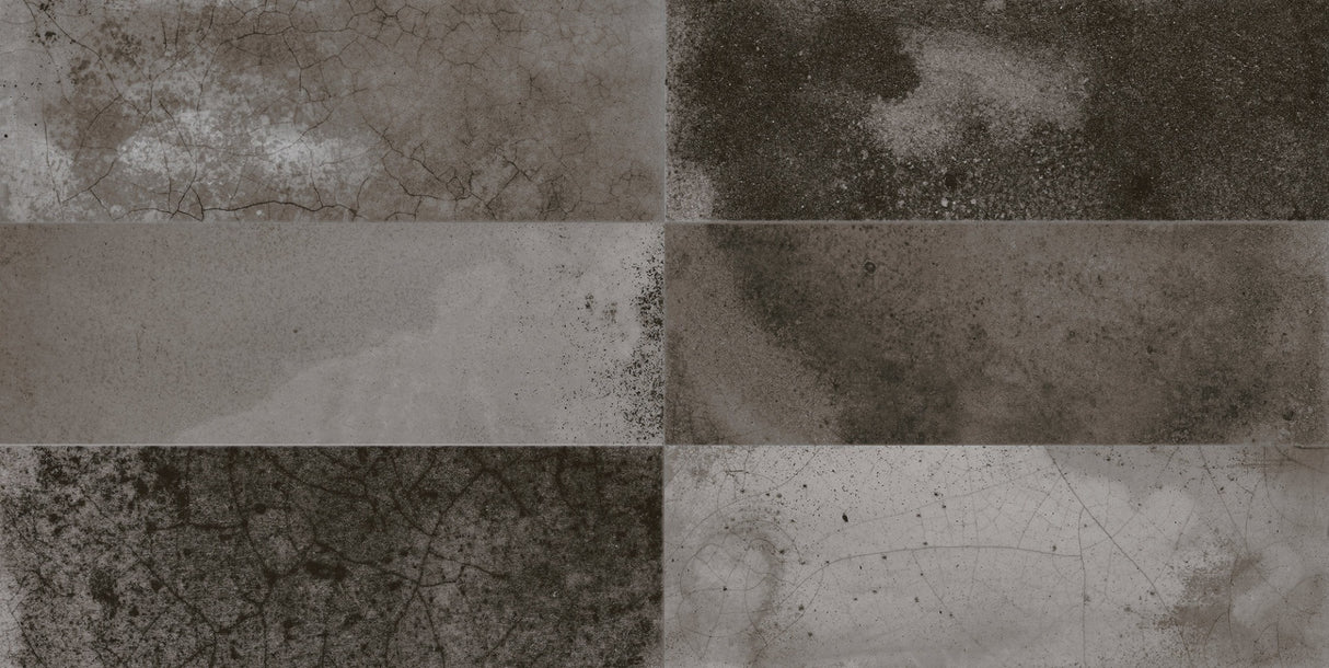 Vægflise FS Raku Black 20x40