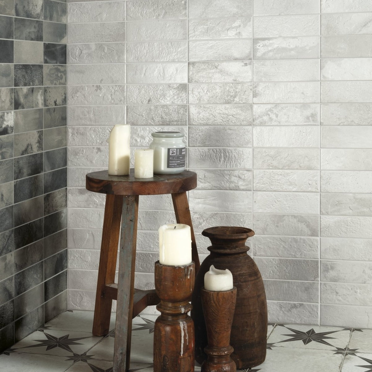 Vægflise FS Raku Silver 20x40