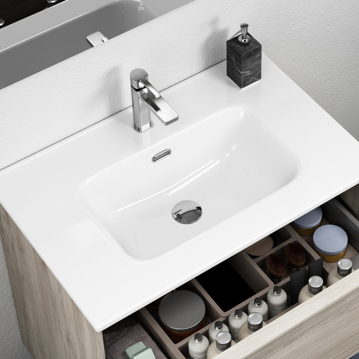 Bundventil Tenfors Pop-Up Krom