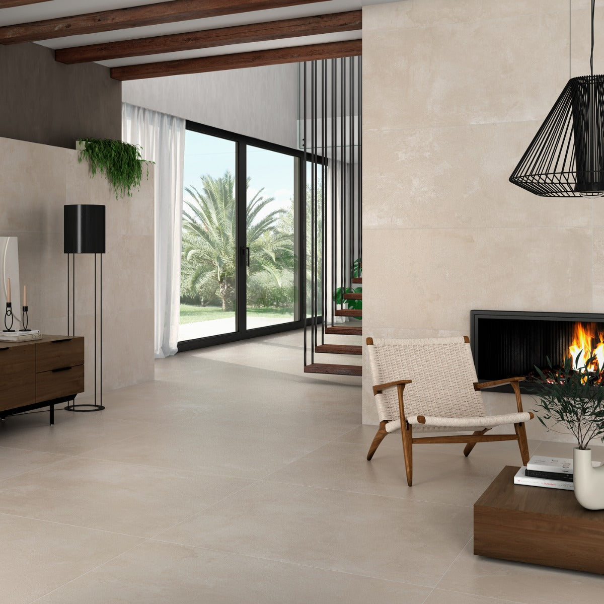 Klinker Elementi Beige Mat 75x75