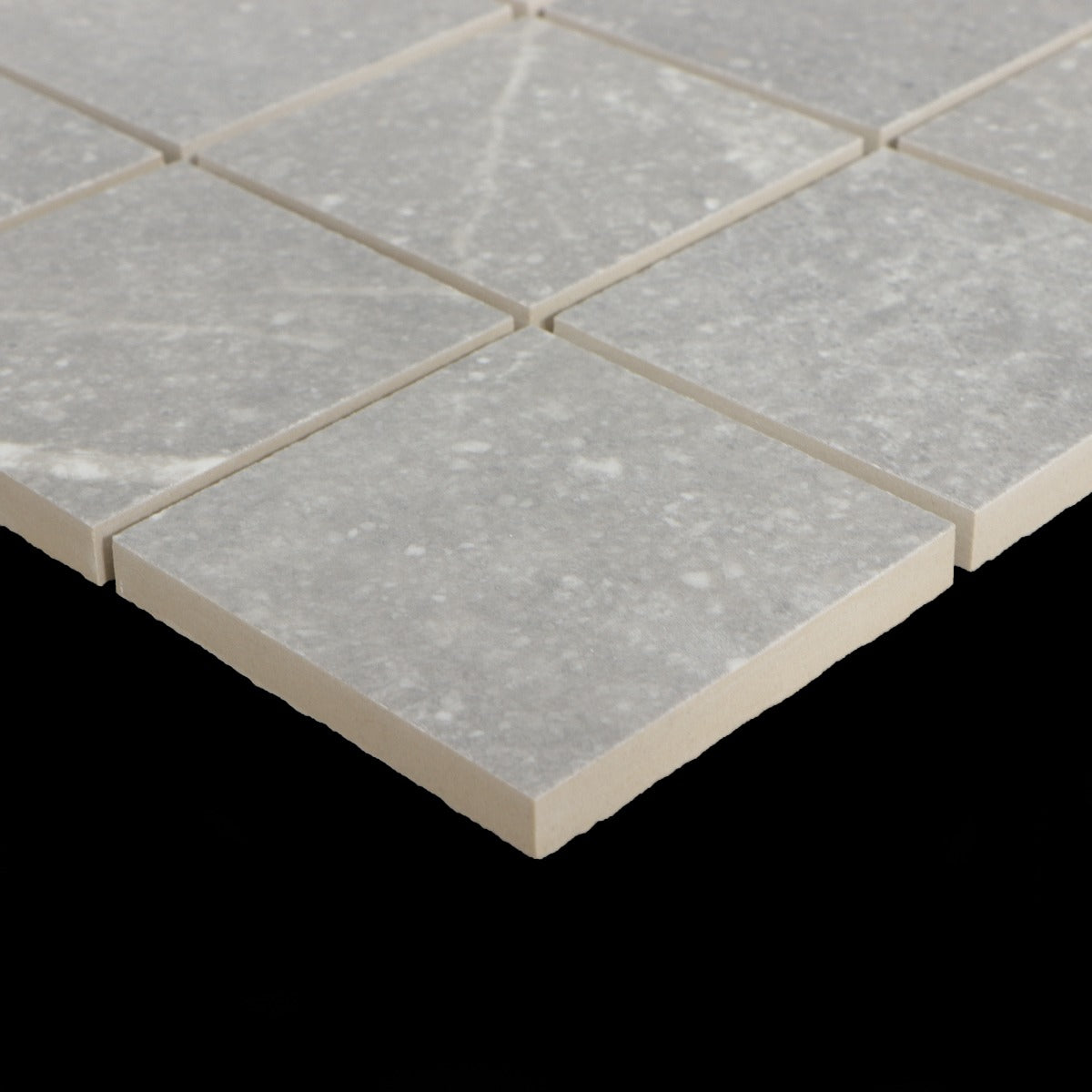 Mosaik Soapstone Gray Matt Marmor