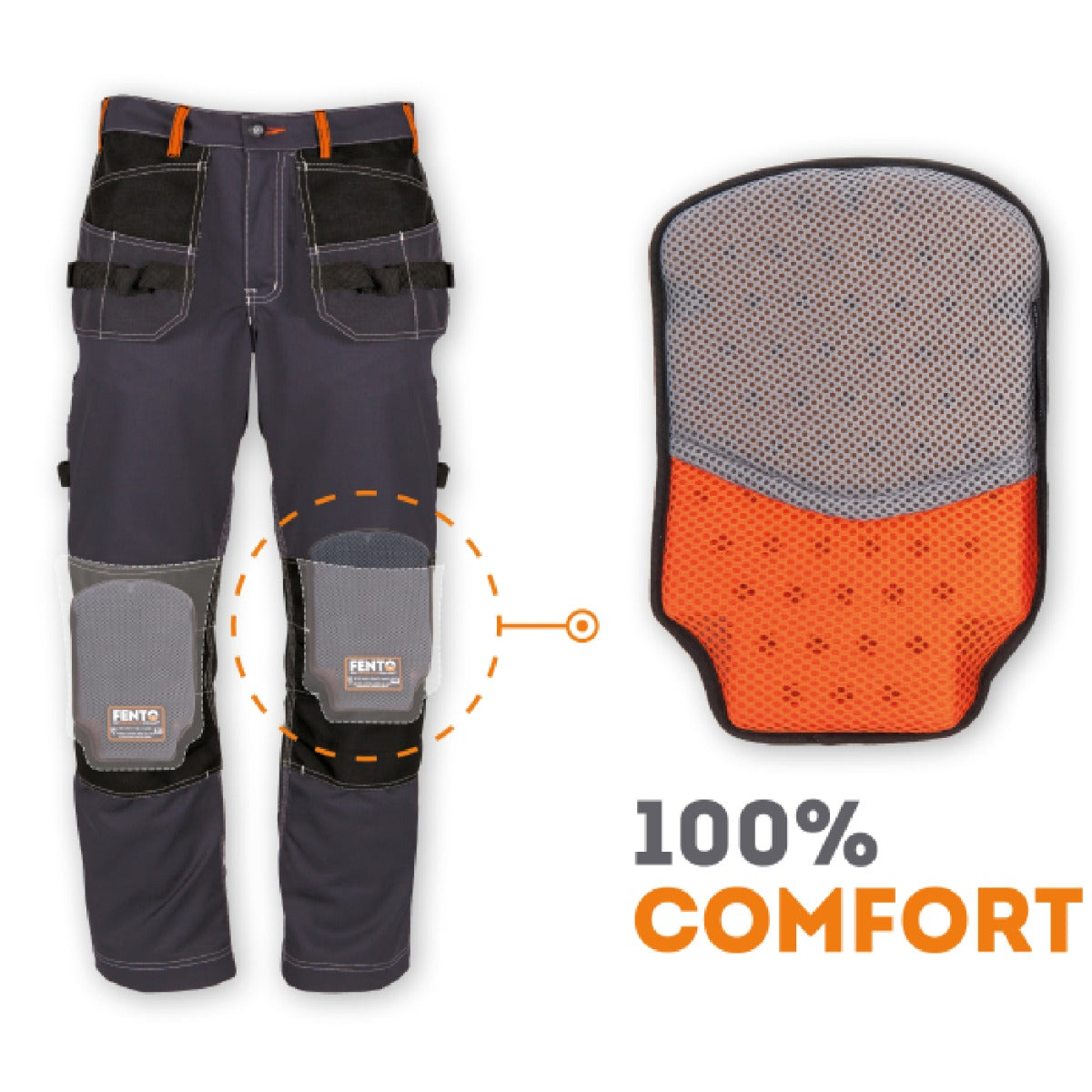 Knæbeskytter Fento Pocket