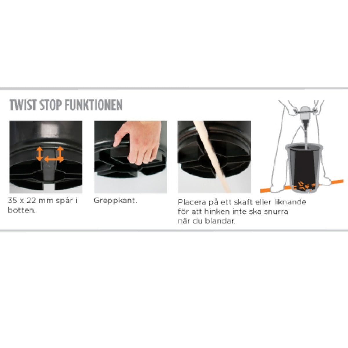 Spand 30 L Twist stop Heavy Duty