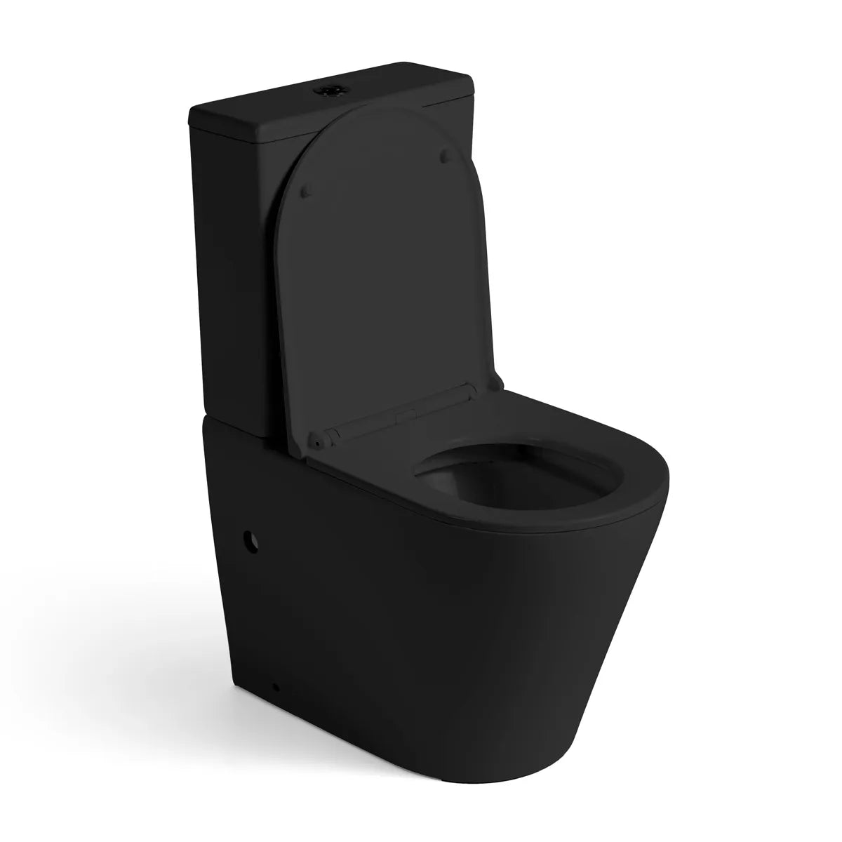 Toiletstol Tenfors Sanitario Sort Mat