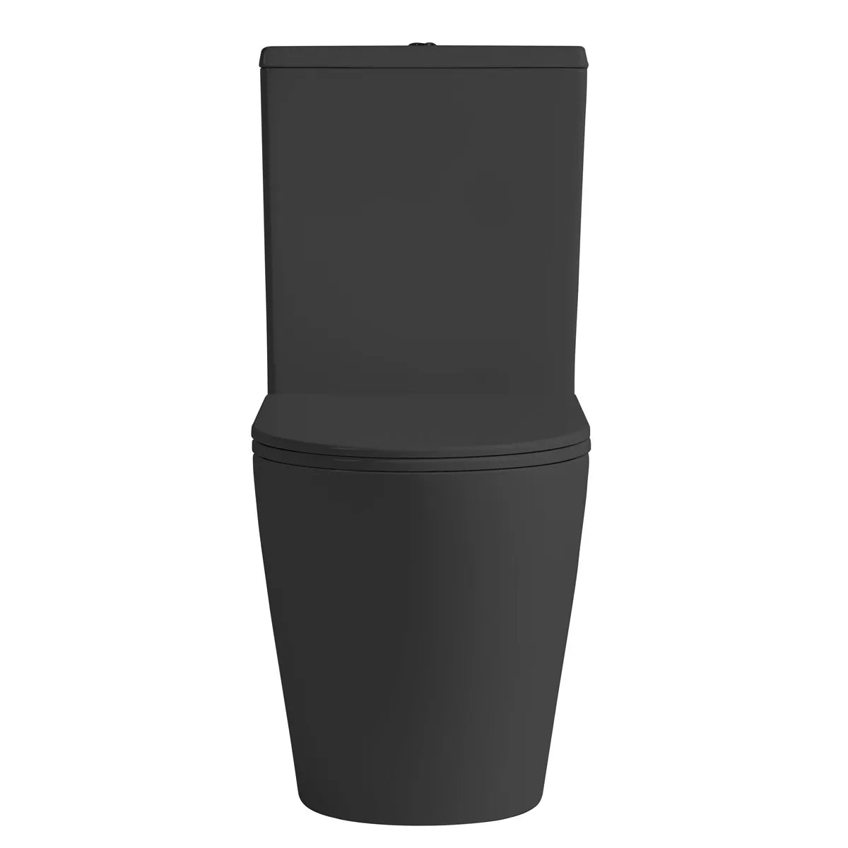 Toiletstol Tenfors Sanitario Sort Mat